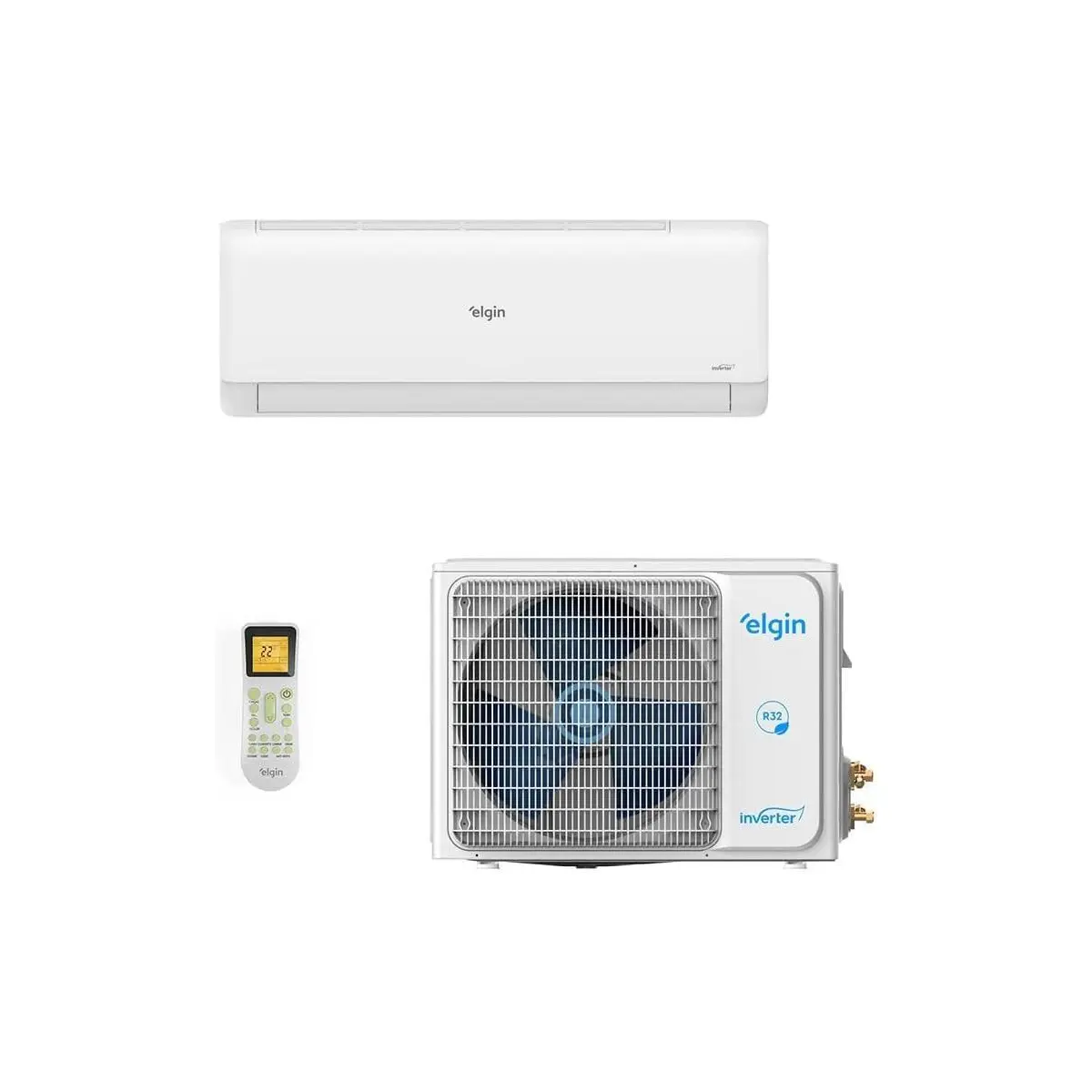 Ar-Condicionado Split HW Inverter Elgin Eco III Wi-Fi 9.000 BTUs R-32 Só Frio 220V