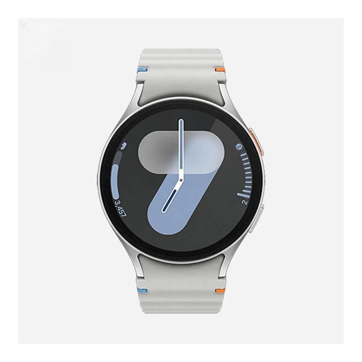 Samsung Galaxy Watch7 Smartwatch 44mm Bluetooth, Galaxy AI, Tela em Cristal de Safira, GPS de Dupla Frequência, Monitoramento avançado de saúde, sono e de coração, Processador de 3nm - Prata