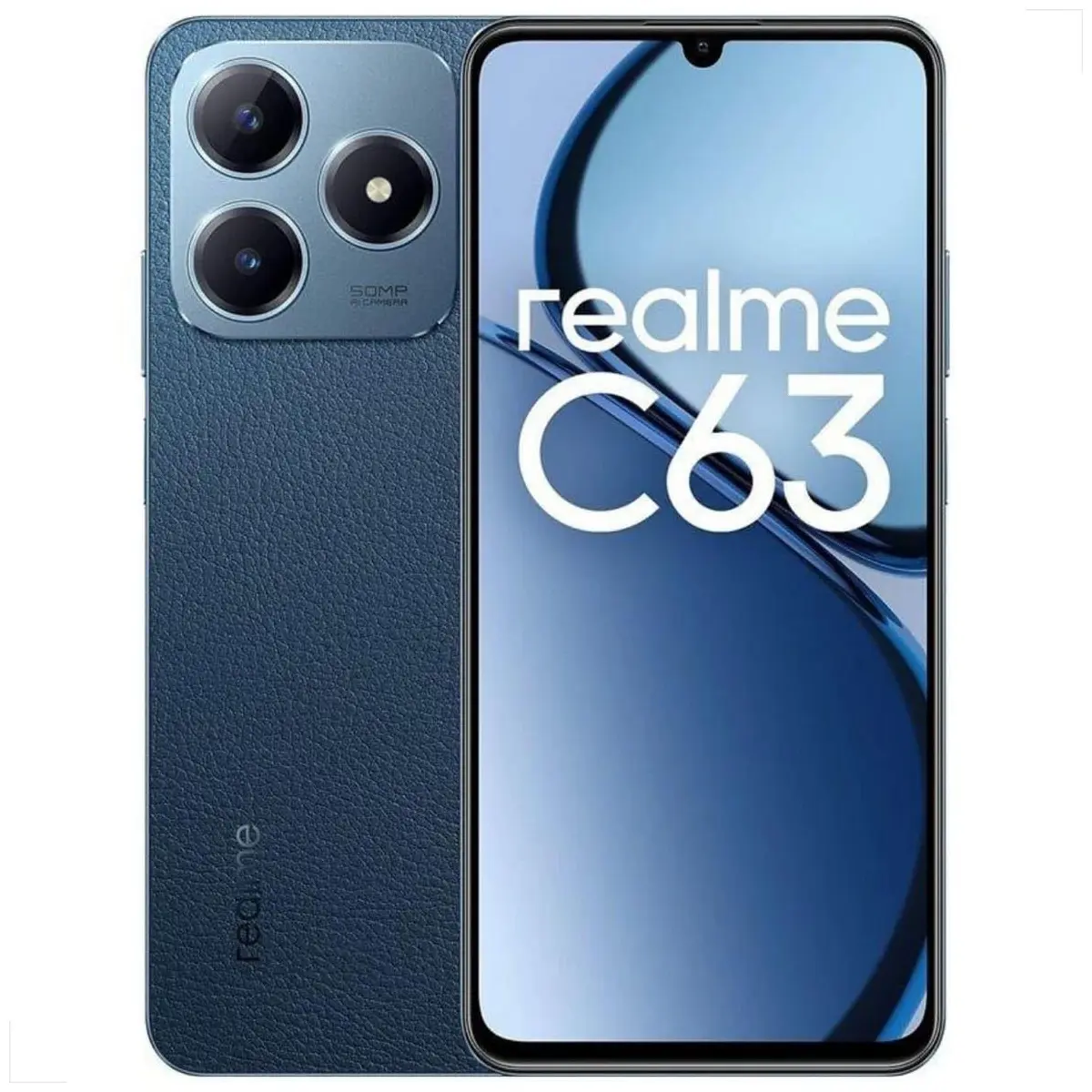 Realme C63-128GB - 6GB Ram - Câmera 50MP - Bateria 5000mAh - Tela de 6,74'' - Azul