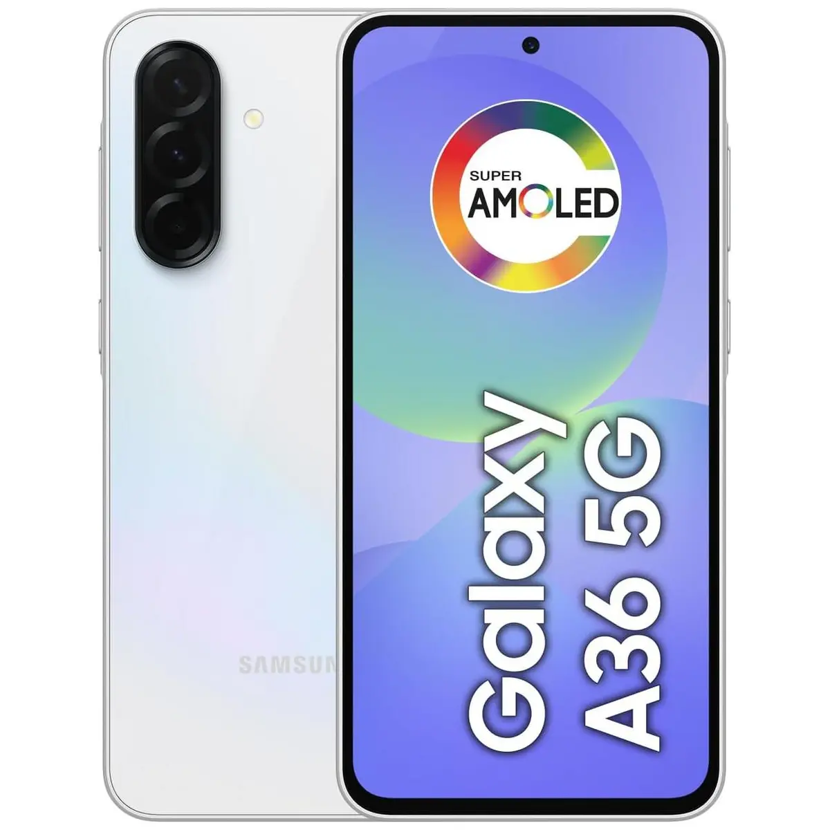 Celular Samsung Galaxy A36 5G 256GB, 8GB RAM, Recursos AI (Branco)